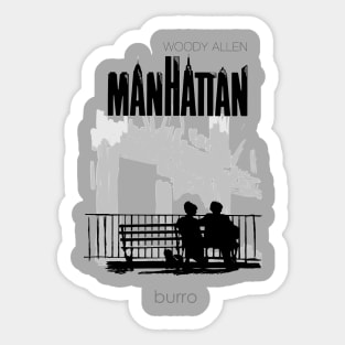 Woody Allen's Manhattan Sticker